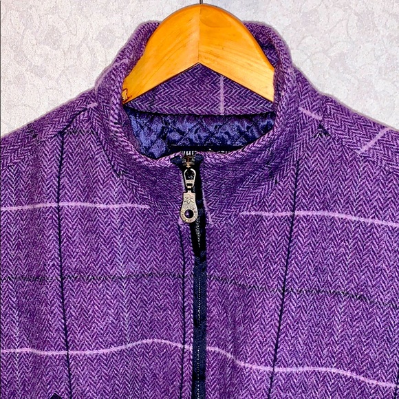 💥TOPS SALE💥 WHITE STUFF PADDED SWEATSHIRT IN PURPLE - Picture 2 of 8
